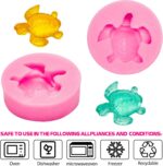 Sea Turtle Silicone Mould — 2 Pieces for Fondant and Chocolate