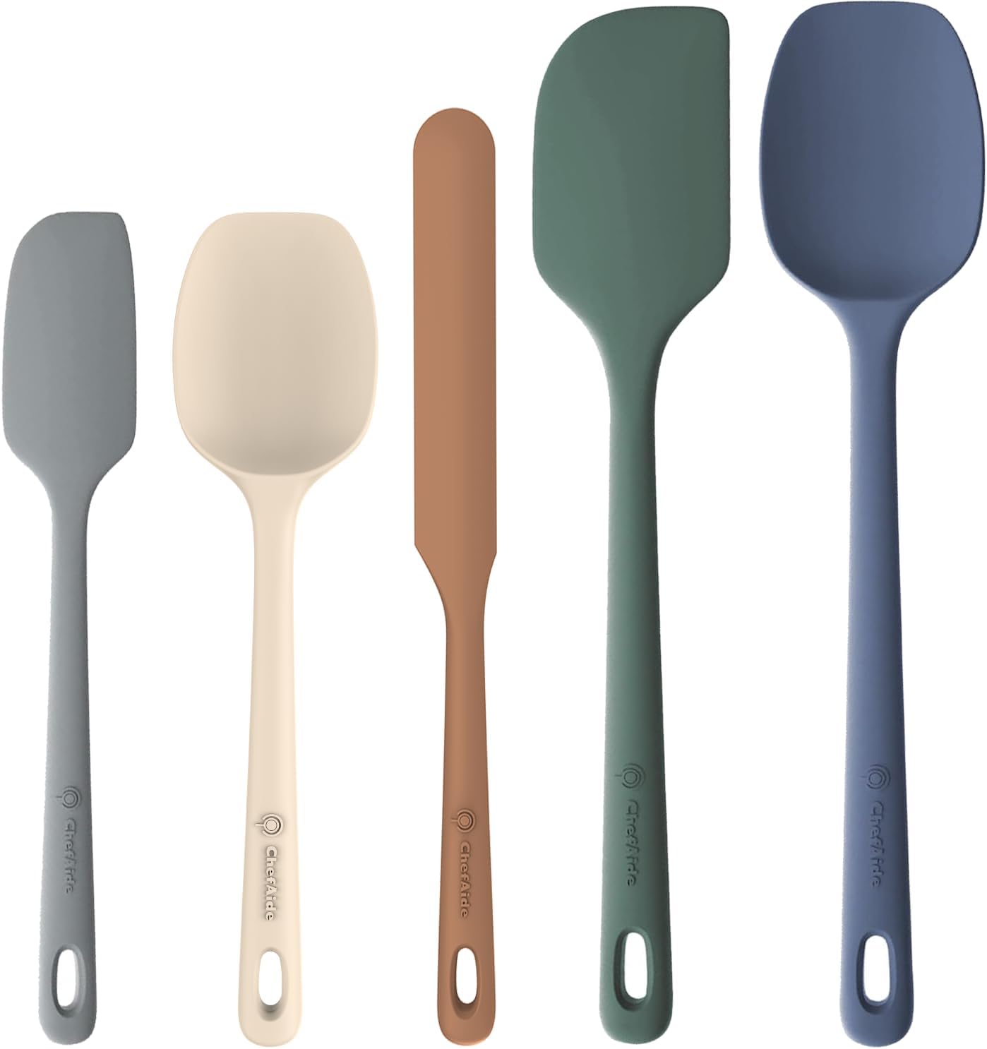Silicone Spatula Set — 5 Pieces, Heat Resistant with Strong Core Silicone Spatula Set — 5 Pieces, Heat Resistant with Strong Core