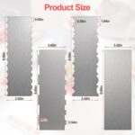 Stainless Steel Cake Scraper 8.6 Inch — 4 Pack, Textured Edges